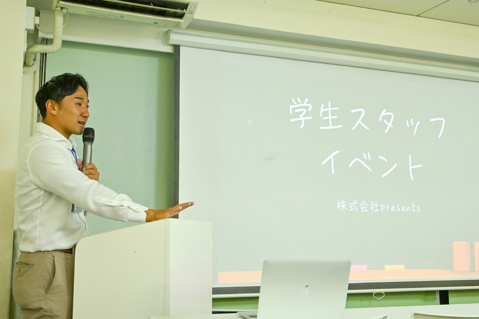 登壇する今野涼二